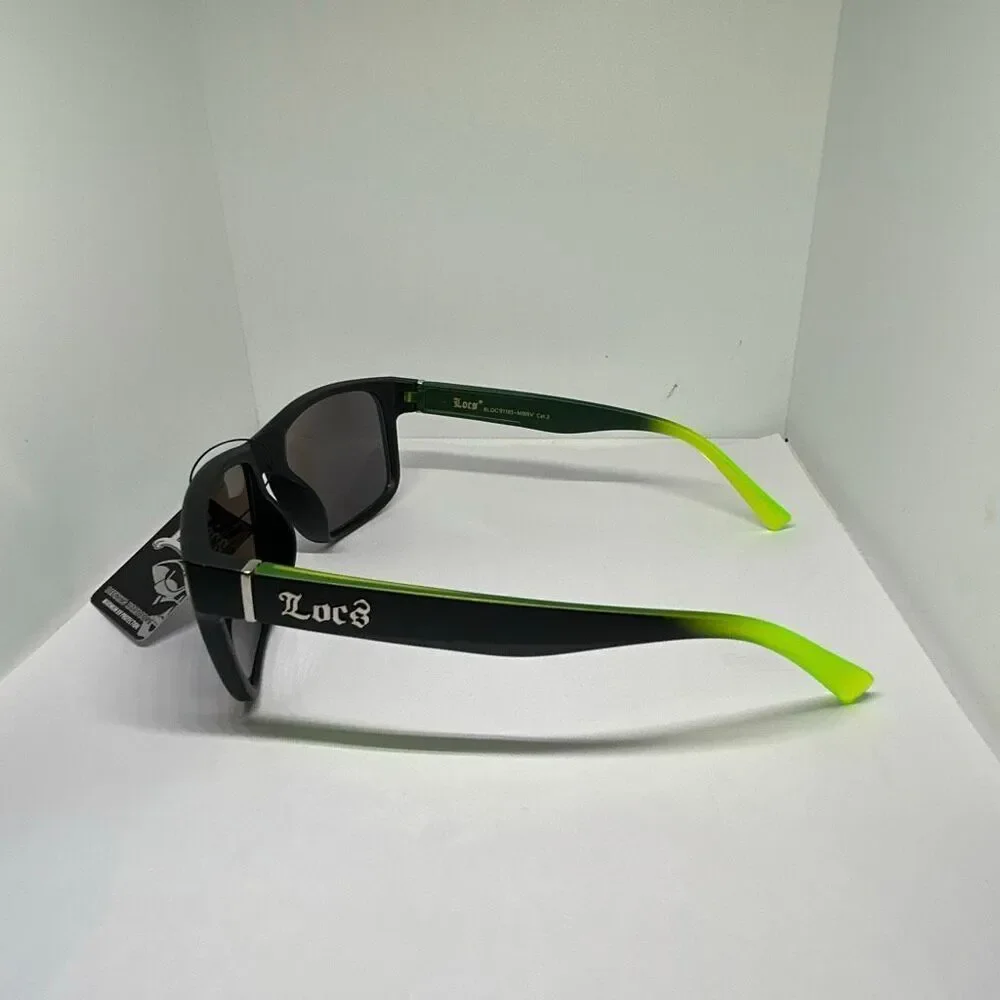 Locs Mirrored UV400 Square Wrap Sunglasses New with Tags